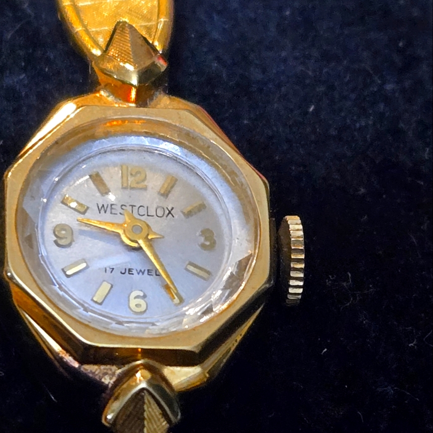 Vintage Gold Westclox Vintage Watch